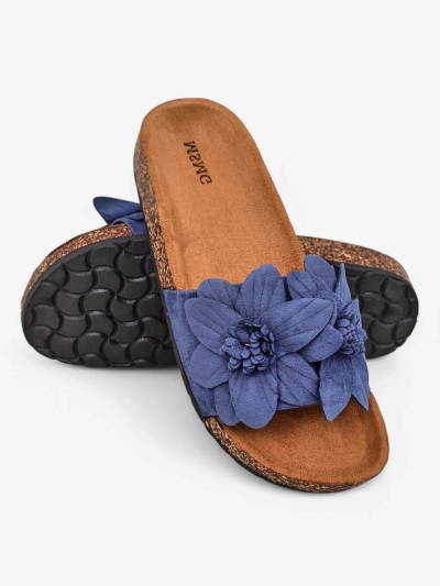 Sandales pour femmes Royalfashion avec fleurs Foules