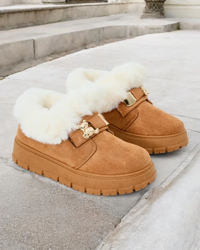 Royalfashion Bottes courtes pour femmes a'la bottes de neige Dobis