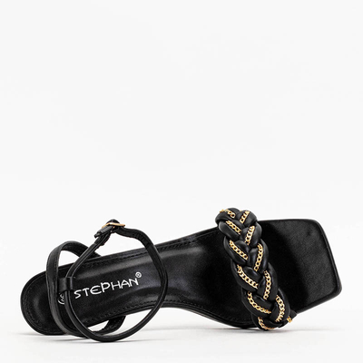 Sandales femme noires à talon haut Tenedi - Footwear