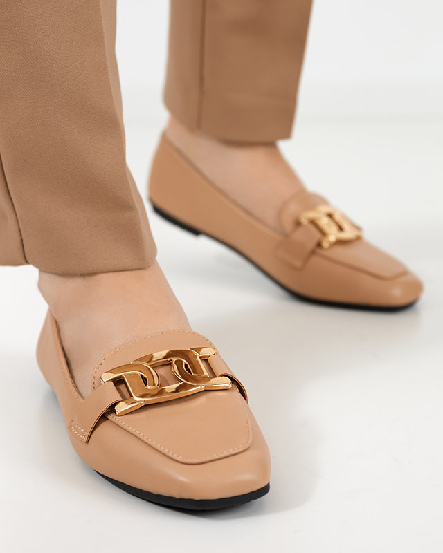 OUTLET Mocassins nude femme Melukia - Footwear