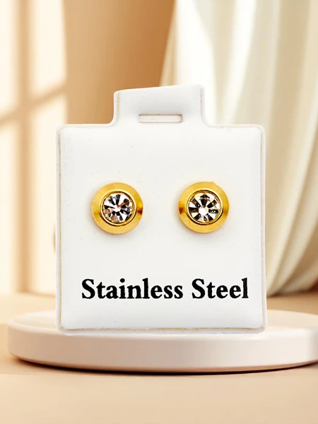 Royalfashion Boucles d’oreilles à clip pour femme avec zirconia