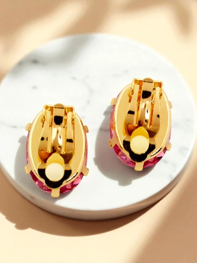 Royalfashion Boucles d'oreilles à clip pour femme avec cristal