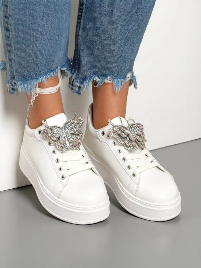 Baskets de plateforme Royalfashion pour femmes avec Obellay en papillon