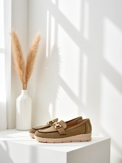Royalfashion Ballerines pour femmes avec un accent décoratif sur le bout
