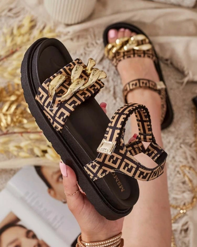 Royalfashion Sandales à chaîne Orette pour femme