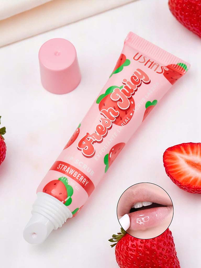 Gommage à lèvres à la fraise