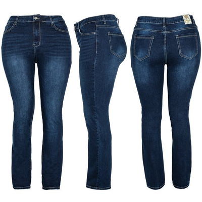 Pantalon jeans bleu marine - Pantalon