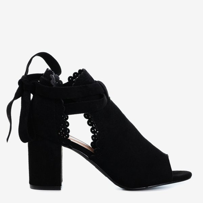 Bottes pour femmes Masala noires avec découpes - Chaussures 1