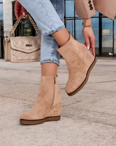 Bottines à talons compensés pour femmes Royalfashion Sierra