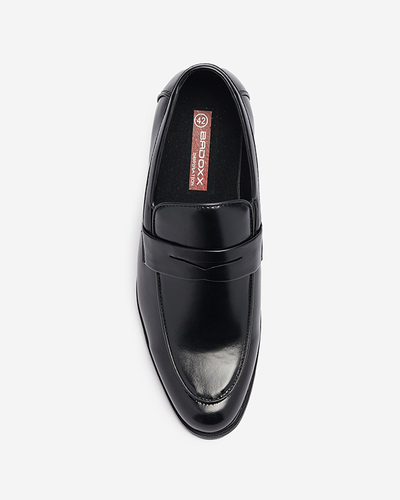 Demi-souliers classiques noirs pour hommes Jerif - Chaussures