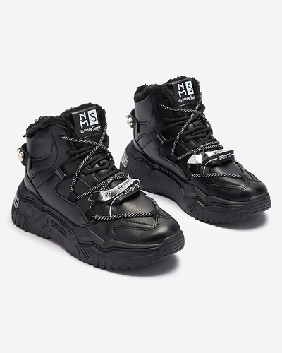 Baskets noires avec isolation Pommie - Chaussures