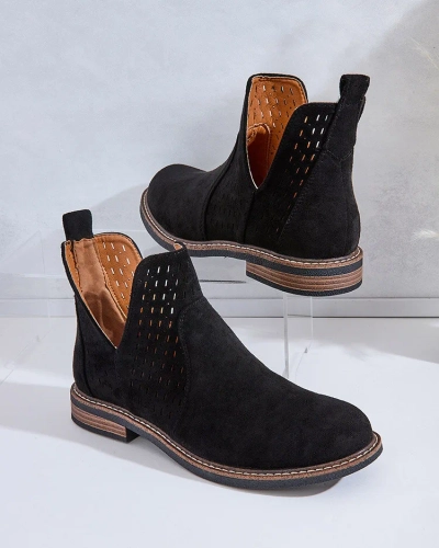 Royalfashion Bottes eko en daim Ovilla pour femme