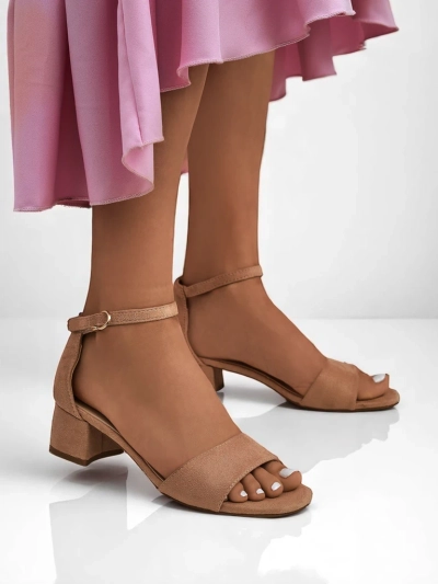 Royalfashion Sandales à talons bas SoftHeels pour femmes