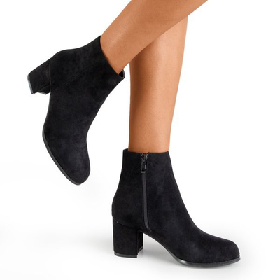 Bottines noires pour femmes sur un poteau bas Michela - Footwear