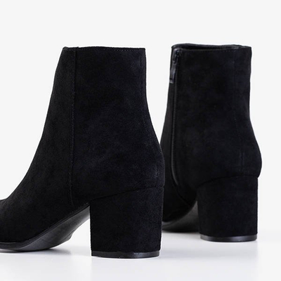 Bottines noires pour femmes sur un poteau bas Michela - Footwear