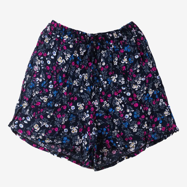 Short court multicolore à fleurs pour femmes - Vêtements 1