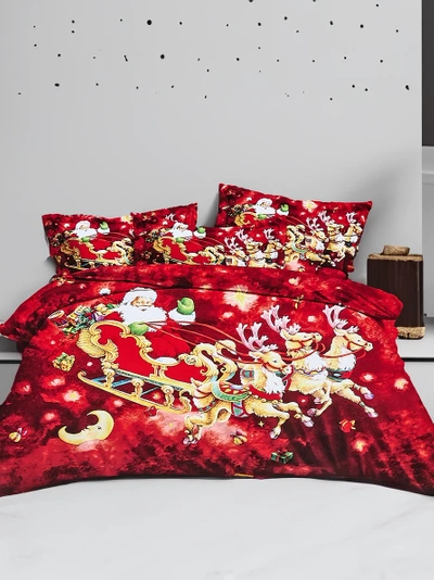 Literie de Noël Royalfashion 160x200 ensemble 3 PIÈCES