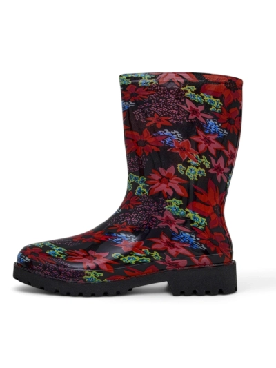 Royalfashion Bottes de pluie fleuries pour femmes Olemm