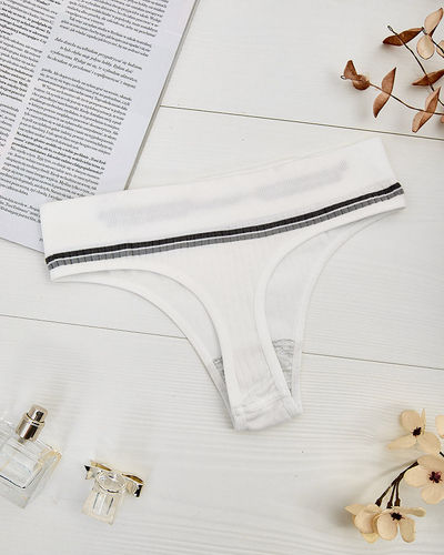 Royalfashion Culotte string femme avec inscriptions