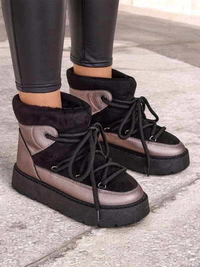Bottes de neige à lacets pour femmes Royalfashion Iniuc