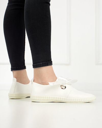 OUTLET Baskets blanches pour femme à enfiler Samhu - Footwear