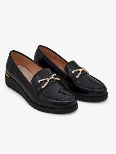 Mocassins Royalfashion pour femmes sur un petit talon Leffo