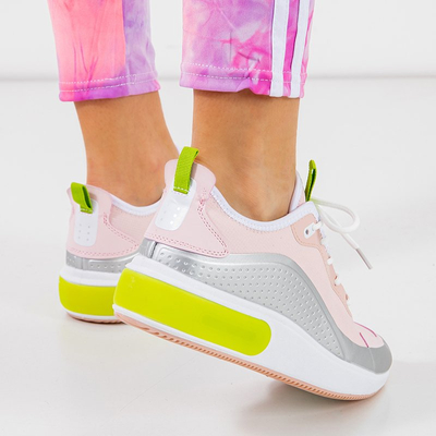 OUTLET Chaussures de sport femme roses et grises Tituana - Footwear