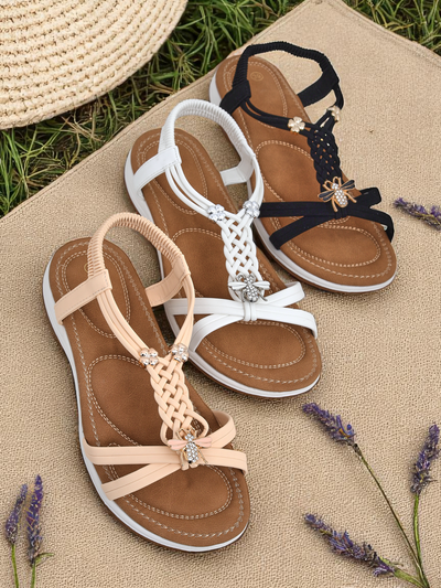 Royalfashion Sandales ornées pour femmes Fiacco