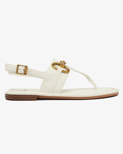 OUTLET Royalfashion Sandales à tongs pour femmes en blanc Imonel