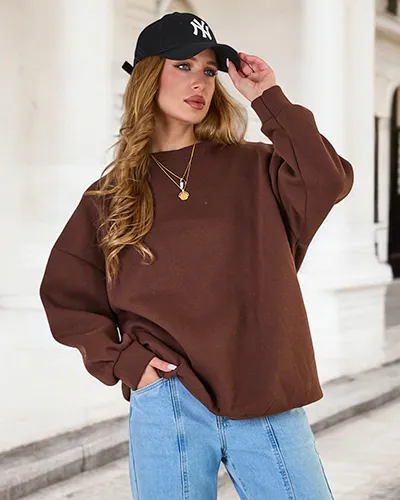 Royalfashion Sweat oversize pour femme