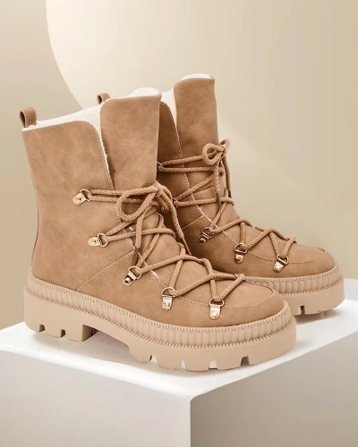 Bottes de neige à lacets pour femmes Royalfashion Lorii