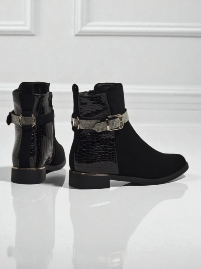 Bottines montantes pour femmes en cuir écologique Arasse