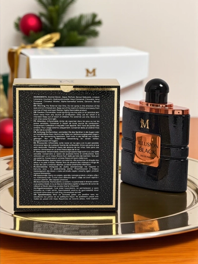 Inspirée de l'Eau de Parfum pour femme Illusion Black