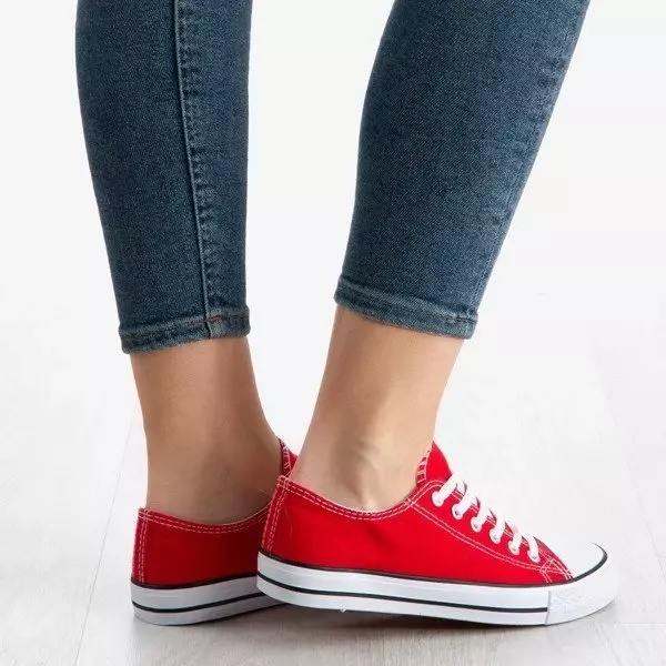 OUTLET Baskets femme Noenoes rouges - Chaussures