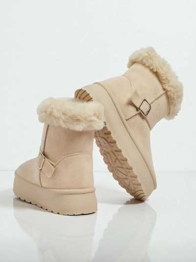 Royalfashion Bottes courtes de style bottes de neige pour femmes Myrelle