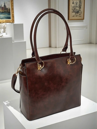 Sac à main shopper pour femmes en cuir écologique Twilight Vale