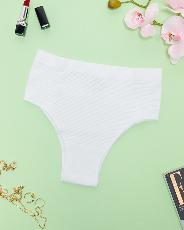 Culotte gainante blanche femme - Sous-vêtements