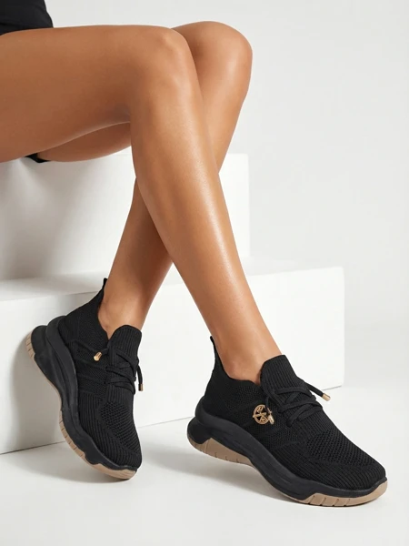 Royalfashion Chaussures de sport en tissu à enfiler pour femme Teletta