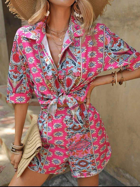 Royalfashion Ensemble à motifs pour femmes