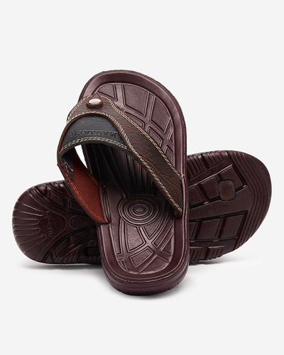 Sandales marron confortables pour hommes Madeni - Footwear