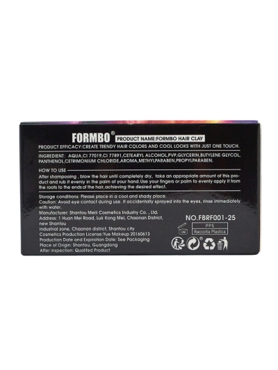 Formbo Grey Styx Argento Grey Hair Clay – argile capillaire tendance