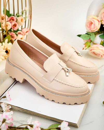 Royalfashion Mocassins pour femme avec zircons Ali