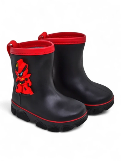 Royalfashion Bottes en caoutchouc pour enfants avec Power Robot