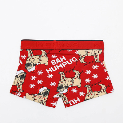 Boxer de Noël rouge pour garçon - Sous-vêtements