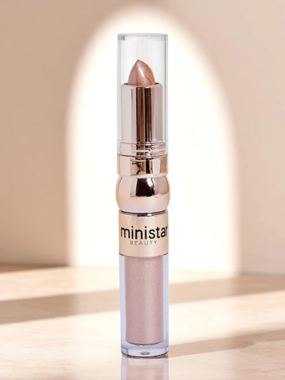 Enlumineur pour le visage en stick et en liquide Teinte Éclat Rose