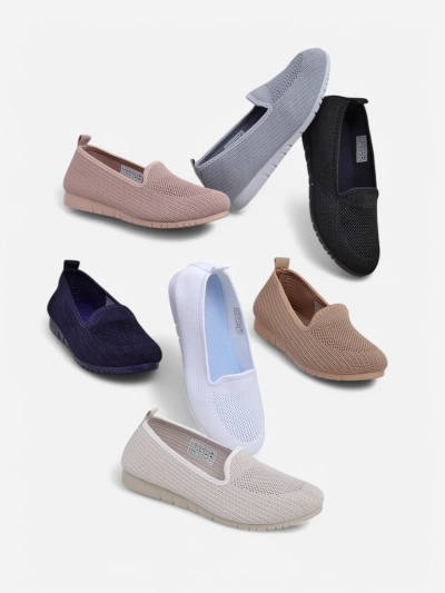 Mocassins en tissu Royalfashion pour femmes Caerit