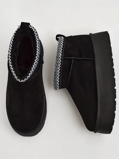 Royalfashion Bottes courtes pour femmes a'la bottes de neige Xoalla