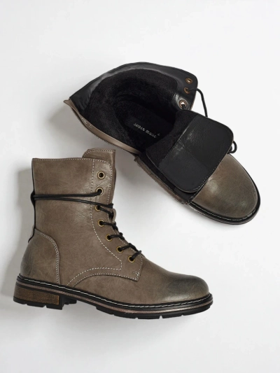 Bottines lacées pour femmes en cuir écologique Ravonna