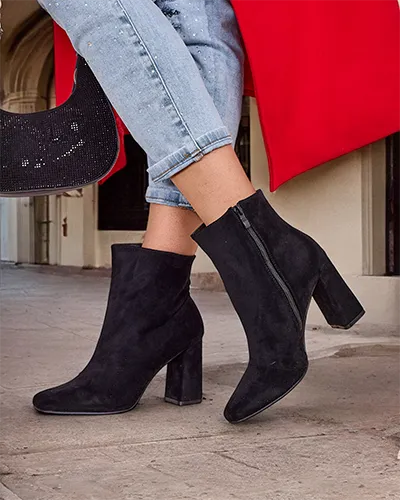 Bottines pour femmes en éco-suède Royalfashion sur Emoro