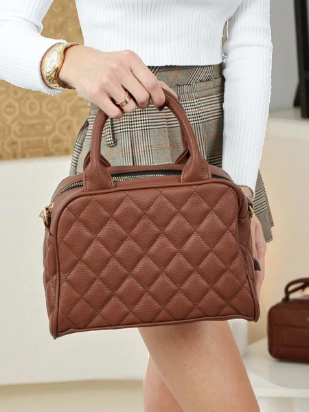 Petit sac à main pour femme en cuir écologique Laretta